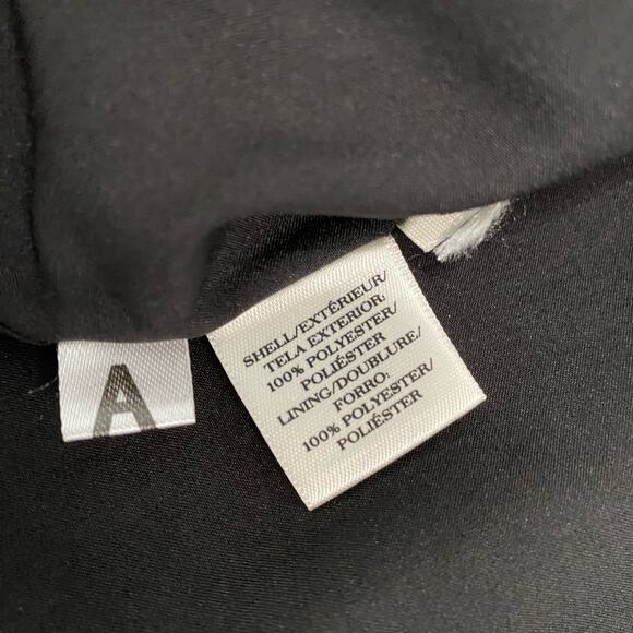 Ann Taylor Dress Floral Pattern A-line Black and White Petite Women's Size 10 - Picture 11 of 12